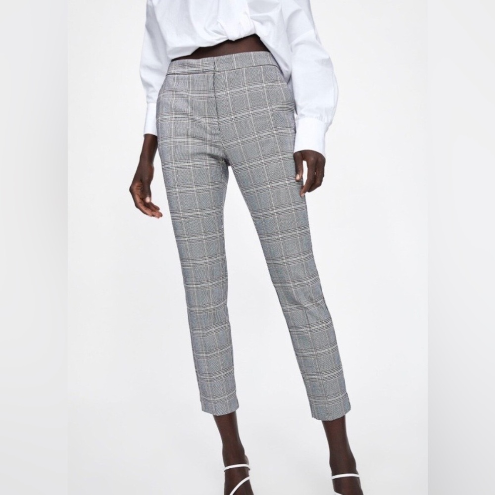 Zara plaid pants